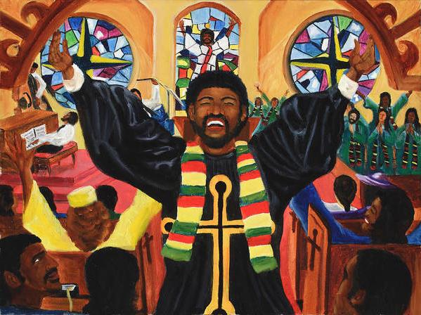 黑人教堂画
